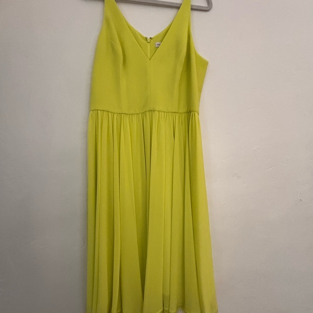 Dress the Population Vibrant Yellow Midi Dress